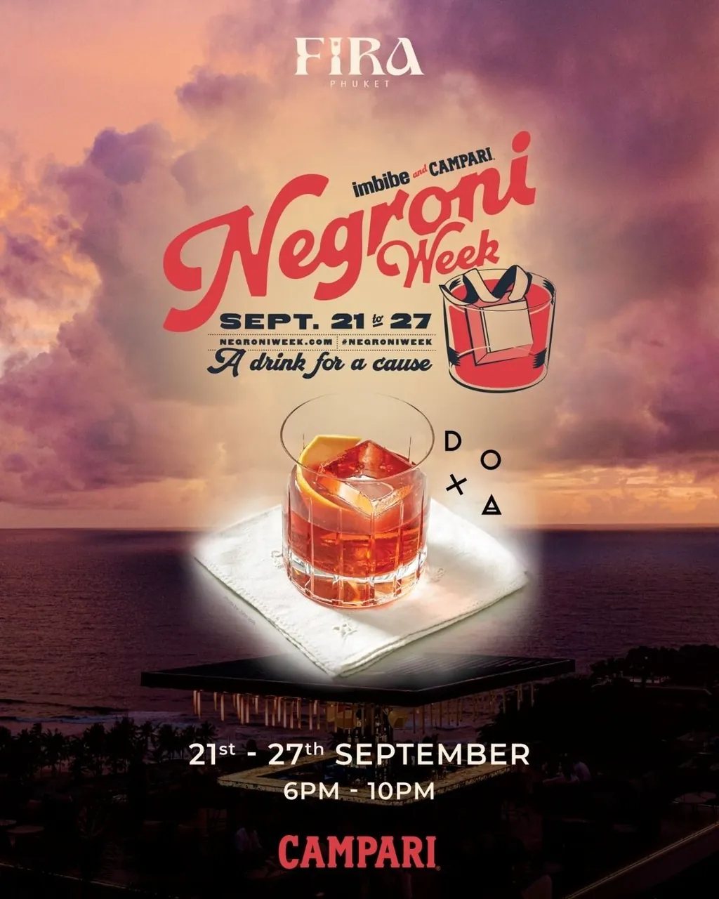 Negroni Week в DOXA Skybar