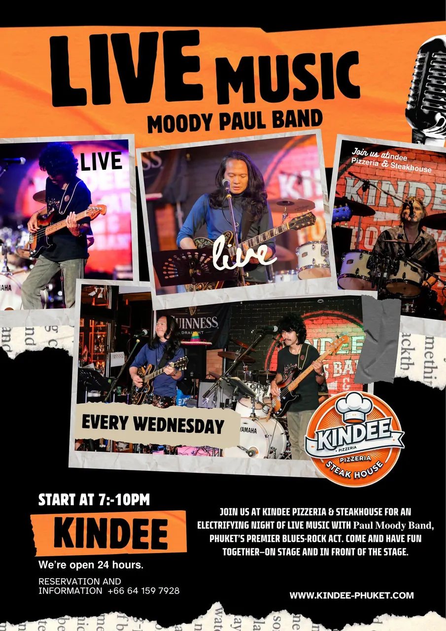 Лайв с Moody Paul Band