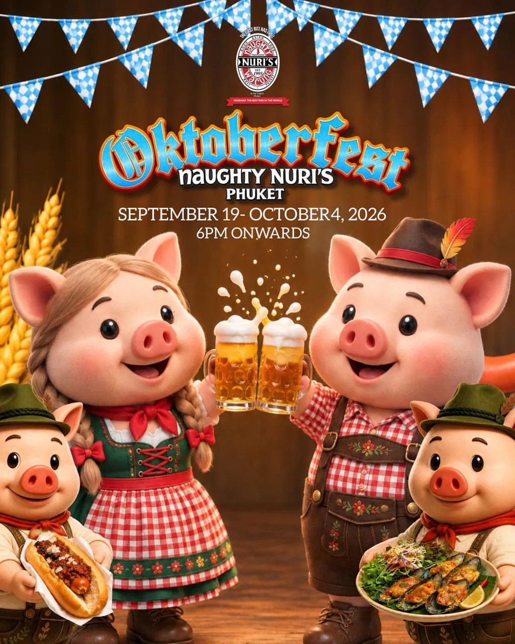 Oktoberfest в Naughty Nuri's
