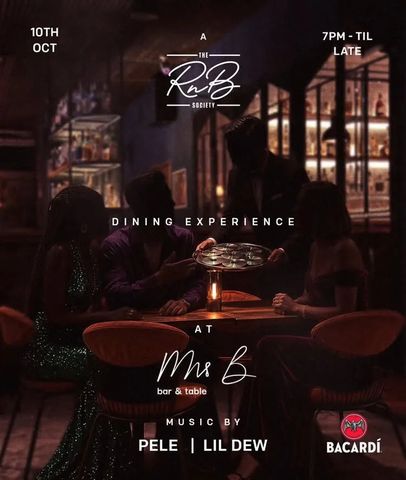 The RnB Society: ужин под R&B