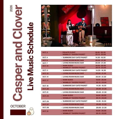 Live Music: Casper and Clover at Nami Sushi