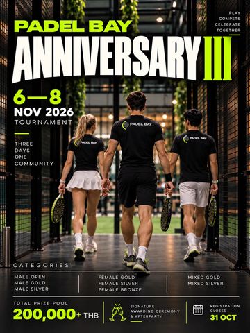 Padel Bay Anniversary III Padel Tournament