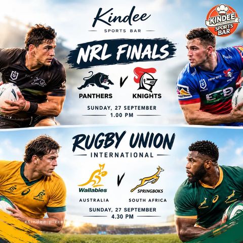 День регби в Kindee: NRL Finals и международный регби-юнион