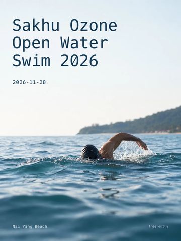 Sakhu Ozone Open Water Swim 2026