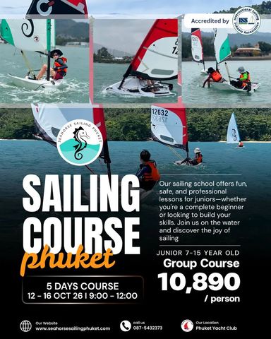 Sailing Course Phuket — групповой курс для юных моряков
