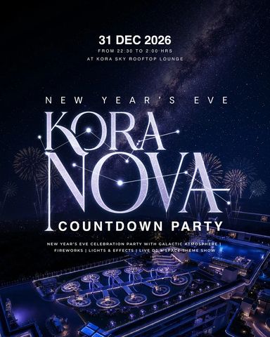 Новогодняя вечеринка обратного отсчёта «Kora Nova»