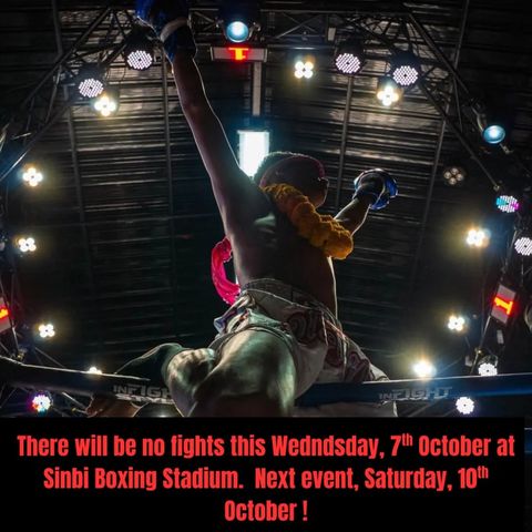 Обновление расписания боёв Sinbi Boxing Stadium