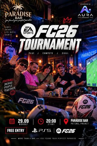 Турнир по FIFA в Paradise Bar