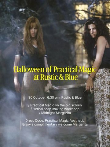 Halloween of Practical Magic at Rustic & Blue