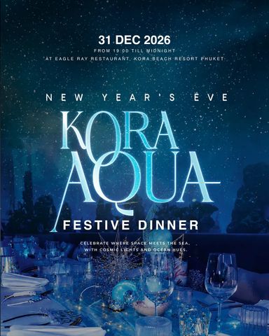 Новогодний праздничный ужин «Kora Aqua»