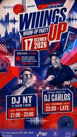 WIIINGS UP — Red Bull Official Warm-Up Party