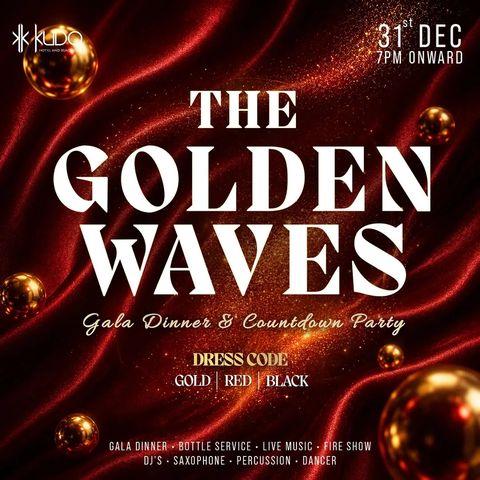 The Golden Wave — гала-ужин и новогодний отсчёт