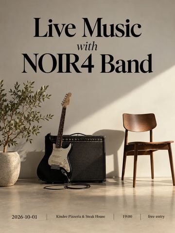 Живая музыка с NOIR4 BAND