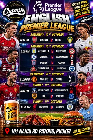 Sunday Football at Champs: Matches from Two Leagues