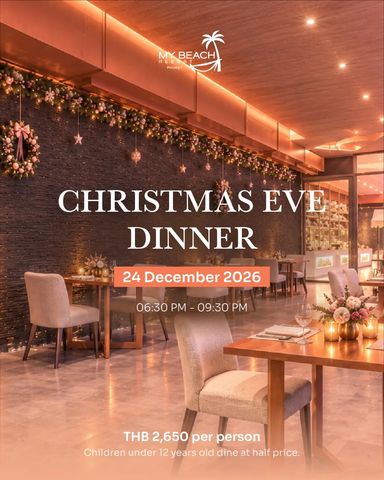 Christmas Eve Dinner at My Beach Resort Phuket