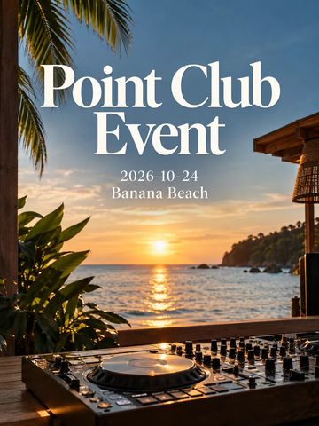 Point Club Events at Banana Beach