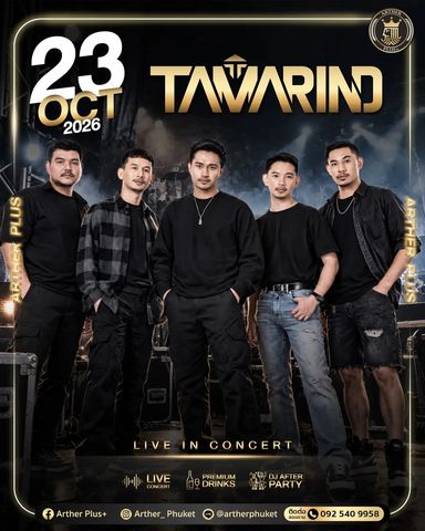 Концерт TAMARIND в Arther Plus+