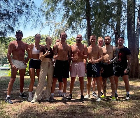 Sunday Workout at NaiHarn Beach